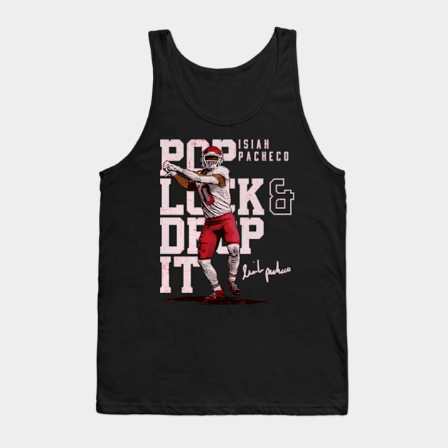 Isiah Pacheco Kansas City Pop Lock Drop It Tank Top by lam-san-dan